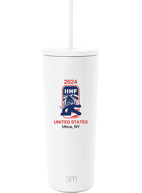 2024 IIHF Women's World Championship 24 oz Tumbler - Front View