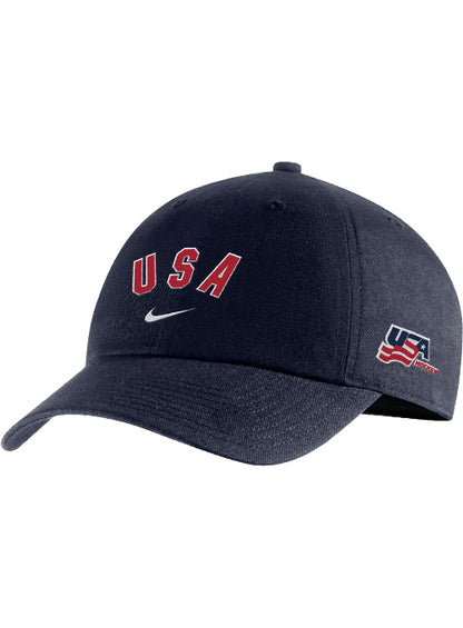 Nike USA Hockey USA Adjustable Hat - Front View