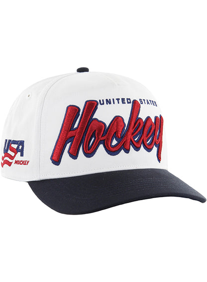 47 Brand USA Hockey Drop Shadow Hitch Snapback Hat