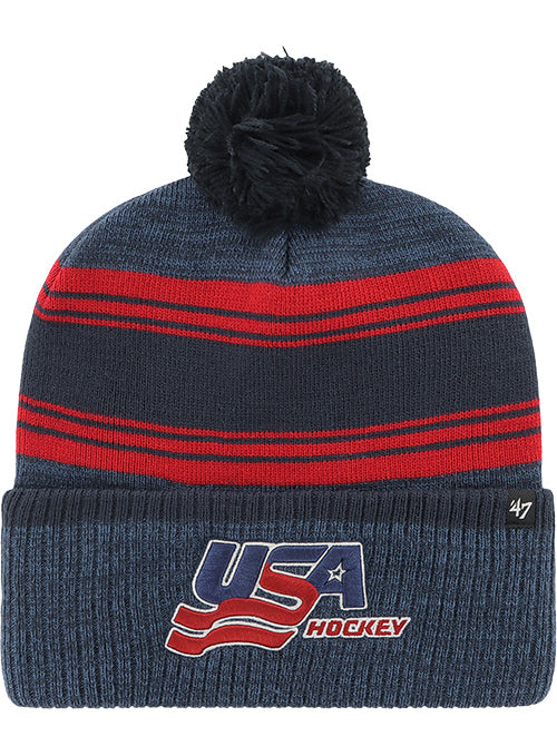 Shop | Hockey Brand 47 USA Beanie Hockey Knit Freeze Dark USA