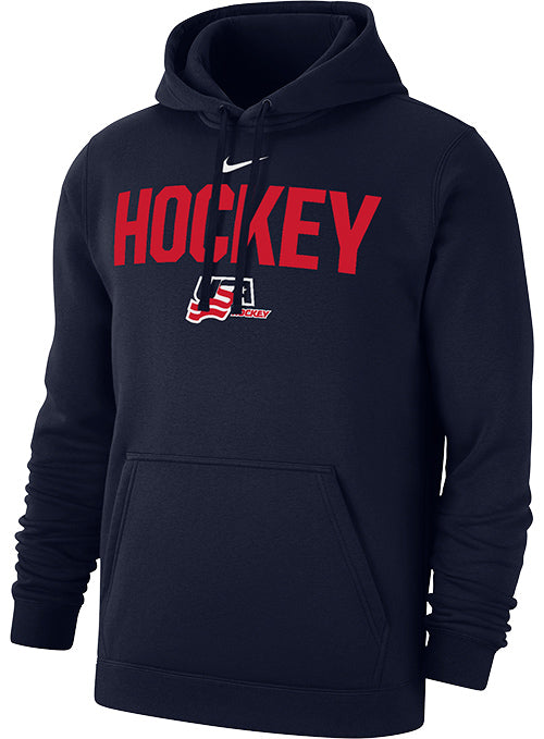 Nike USA Hockey Marquee Club Fleece Hooded Sweatshirt