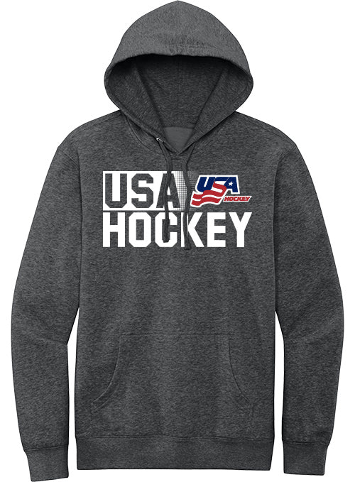 USA Hockey Negative Space Hooded Sweatshirt - Front View