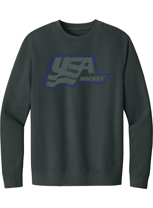 USA Hockey Backlight Crewneck Sweatshirt