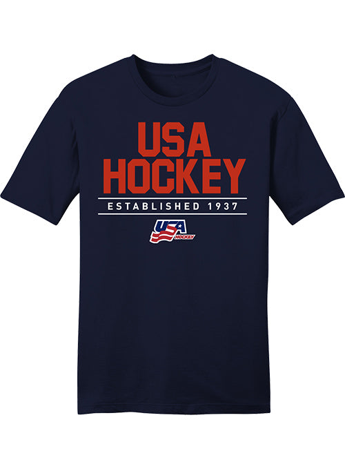 USA Hockey Stacked Established T-Shirt