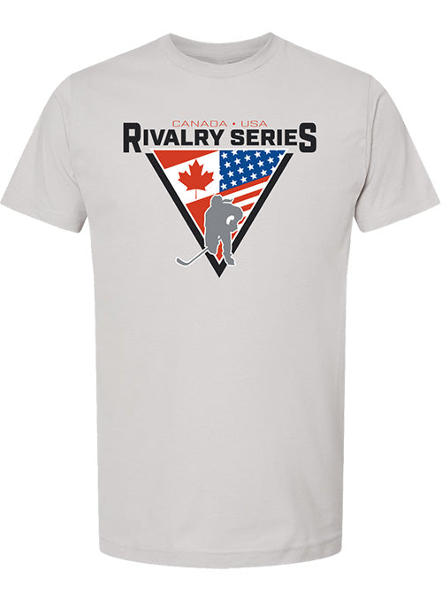 USA Hockey Rivalry Series Logo T-Shirt - Silver