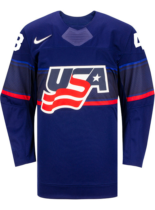 Nike USA Hockey Sydney Morrow Away Jersey - Front View