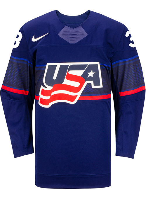 Nike USA Hockey Gwyneth Philips Away Jersey - Front View