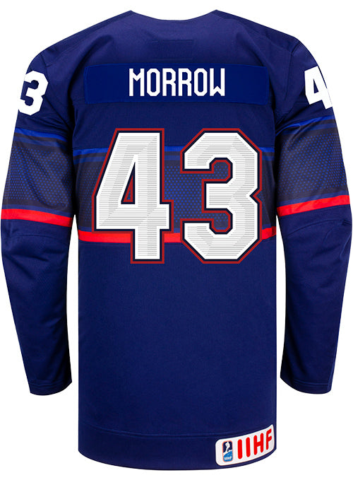 Nike USA Hockey Sydney Morrow Away Jersey - Back View