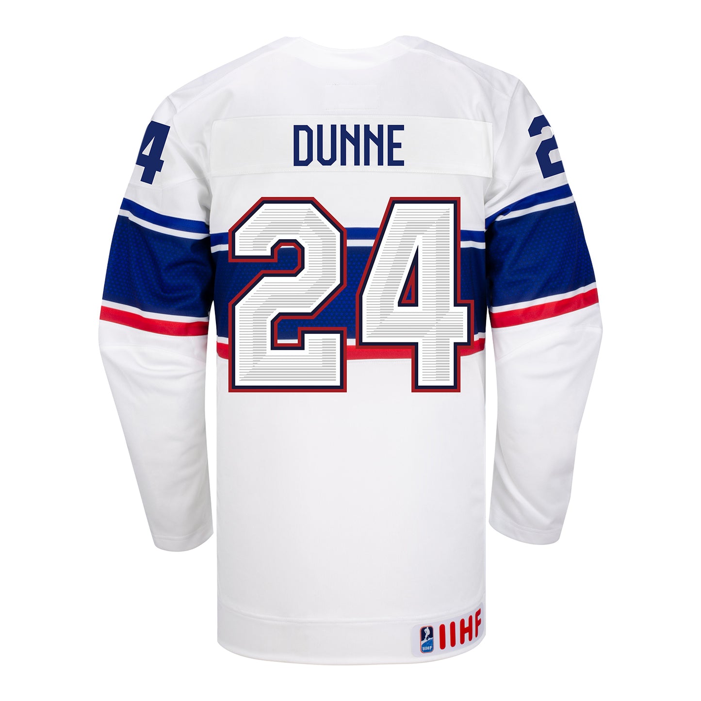 Nike USA Hockey Joy Dunne Home Jersey - Back View