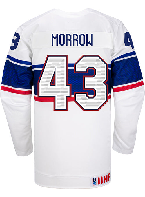 Nike USA Hockey Sydney Morrow Home Jersey - Back View