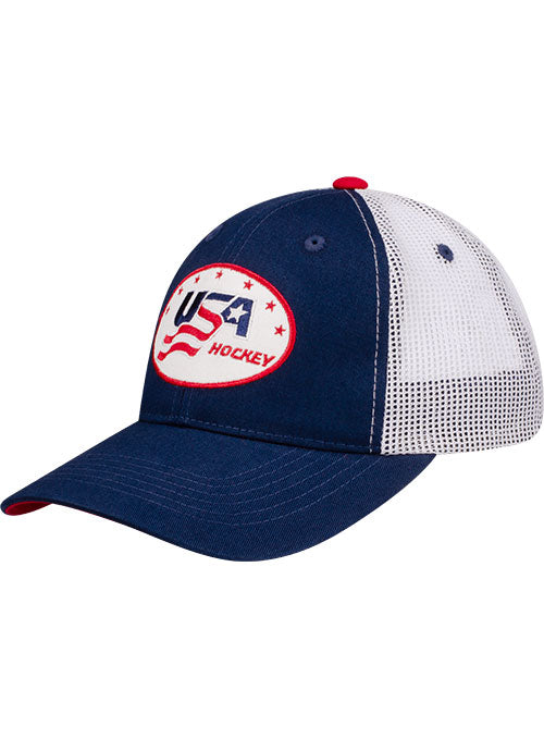 Youth USA Hockey Patch Trucker Snapback Hat