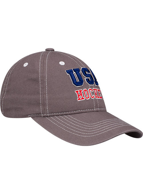 Youth USA Hockey Wordmark Adjustable Hat