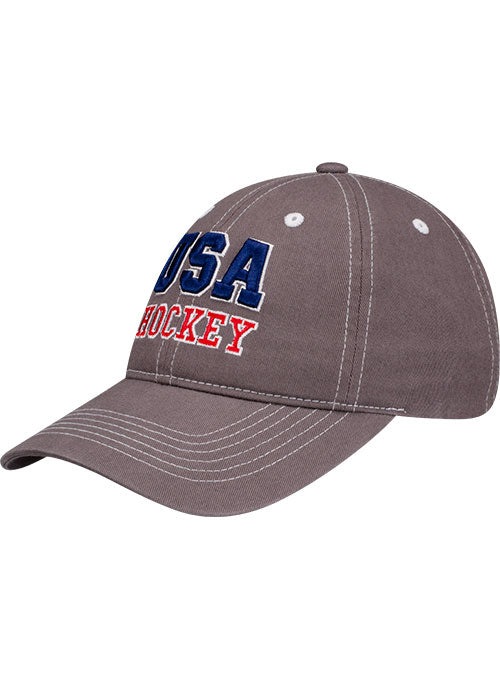 Youth USA Hockey Wordmark Adjustable Hat