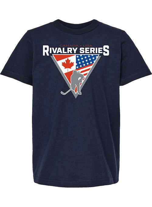 Youth USA Hockey Rivalry Series Logo T-Shirt - Navy