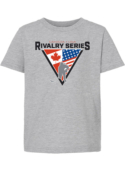 Youth USA Hockey Rivalry Series Logo T-Shirt - Heather Grey