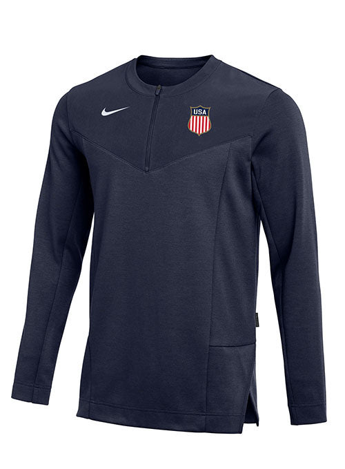 Nike USA Hockey Olympic Lightweight 1/4 Zip Coaches Jacket | USA 