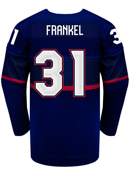 Nike USA Hockey Aerin Frankel Away 2022 Olympic Jersey