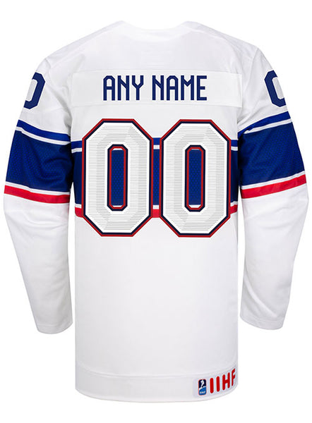 Nike USA Hockey Away Personalized Jersey