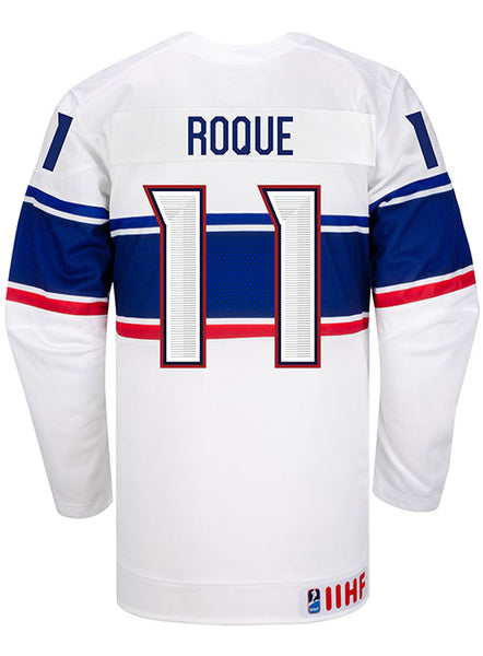 Nike USA Hockey Abby Roque Away 2022 Olympic Jersey